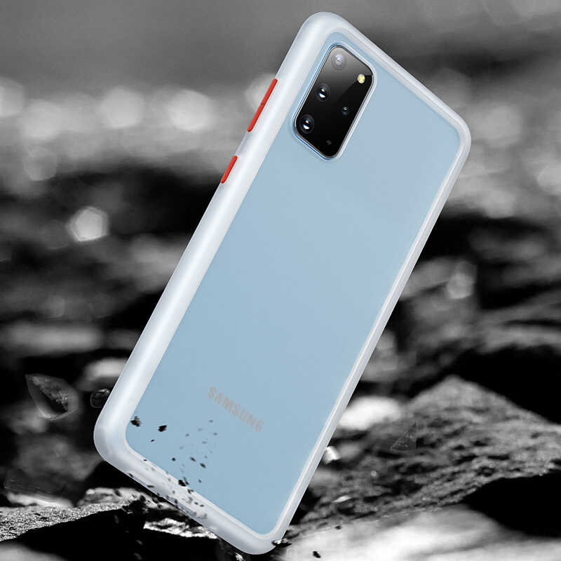 Galaxy S20 Plus Kılıf Benks Magic Smooth Drop Resistance Kapak - Beyaz