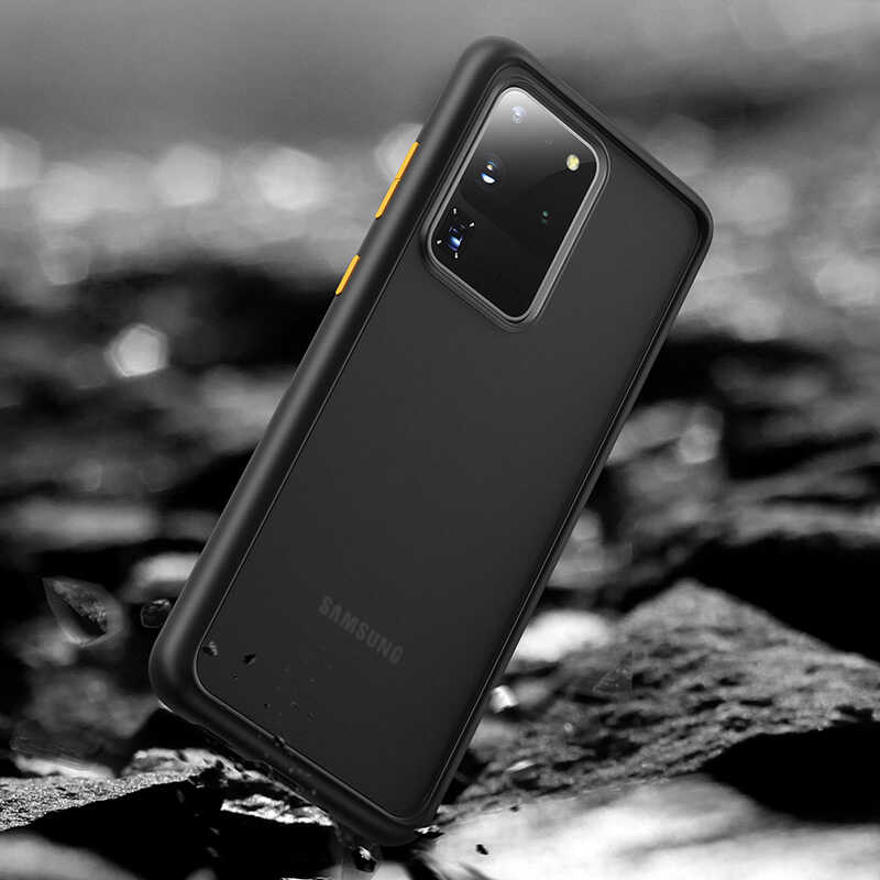 Galaxy S20 Ultra Kılıf Benks Magic Smooth Drop Resistance Kapak - Siyah