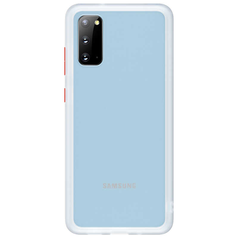 Galaxy S20 Kılıf Benks Magic Smooth Drop Resistance Kapak - Beyaz