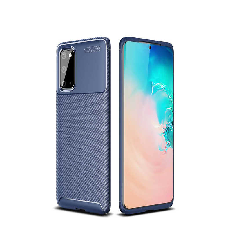 Galaxy S20 Kılıf Zore Negro Silikon Kapak - Lacivert