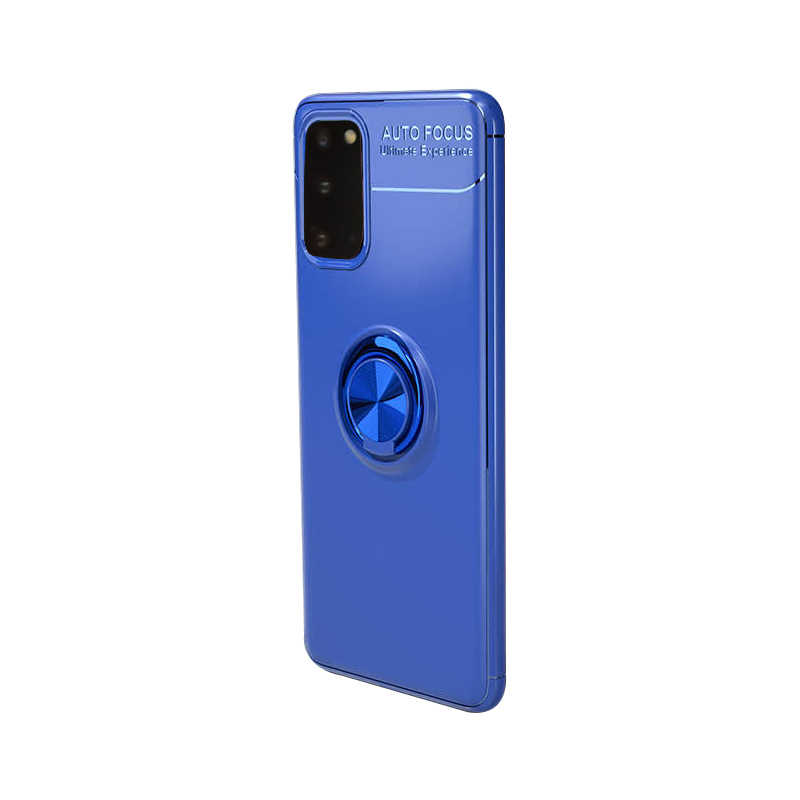 Galaxy S20 Kılıf Zore Ravel Silikon Kapak - Mavi