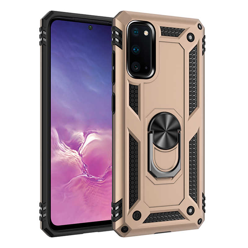 Galaxy S20 Kılıf Zore Vega Kapak - Gold