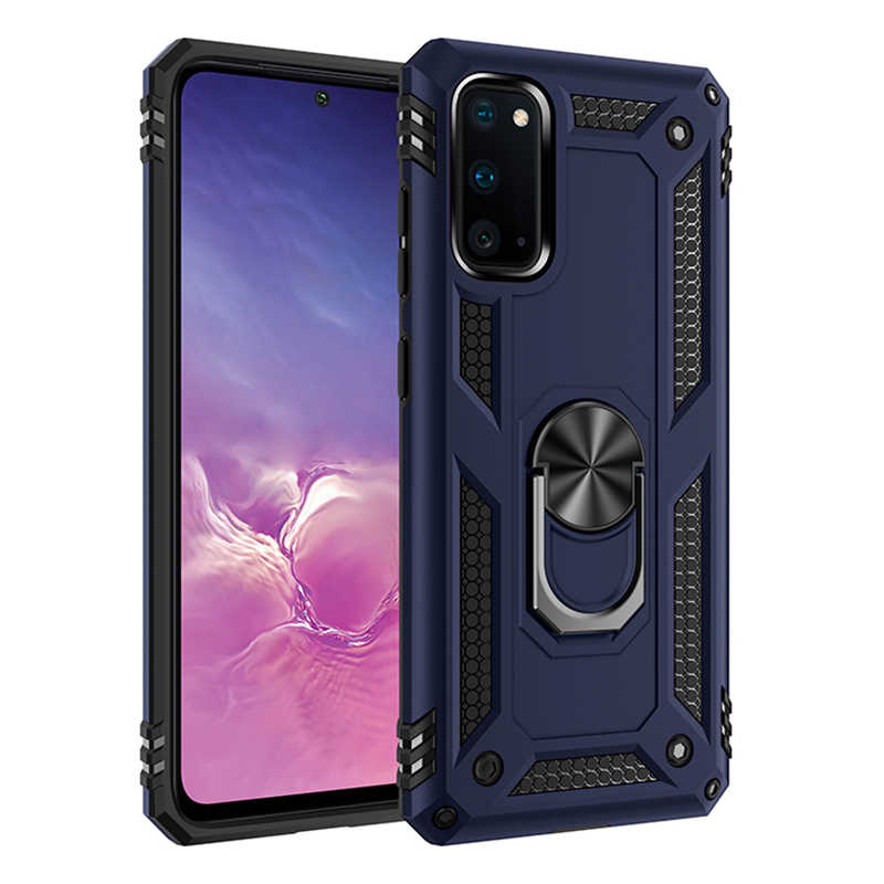 Galaxy S20 Kılıf Zore Vega Kapak - Mavi