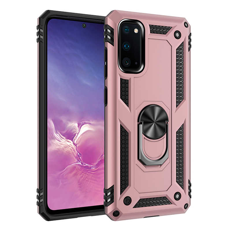 Galaxy S20 Kılıf Zore Vega Kapak - Rose Gold