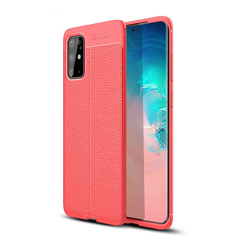 Galaxy S20 Plus Kılıf Zore Niss Silikon Kapak - Kırmızı