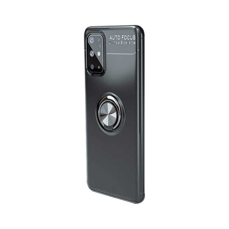 Galaxy S20 Plus Kılıf Zore Ravel Silikon Kapak - Siyah