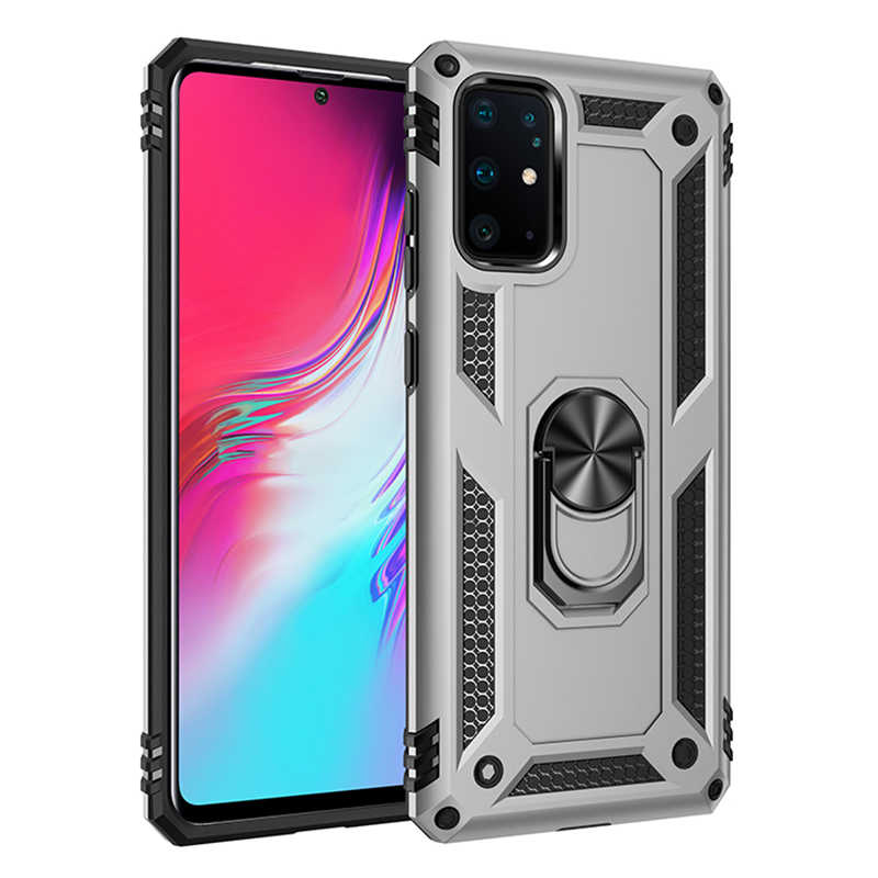 Galaxy S20 Plus Kılıf Zore Vega Kapak - Gri
