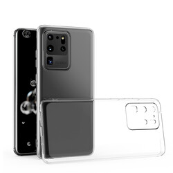 Galaxy S20 Ultra Kılıf Zore Kamera Korumalı Süper Silikon Kapak - Zore