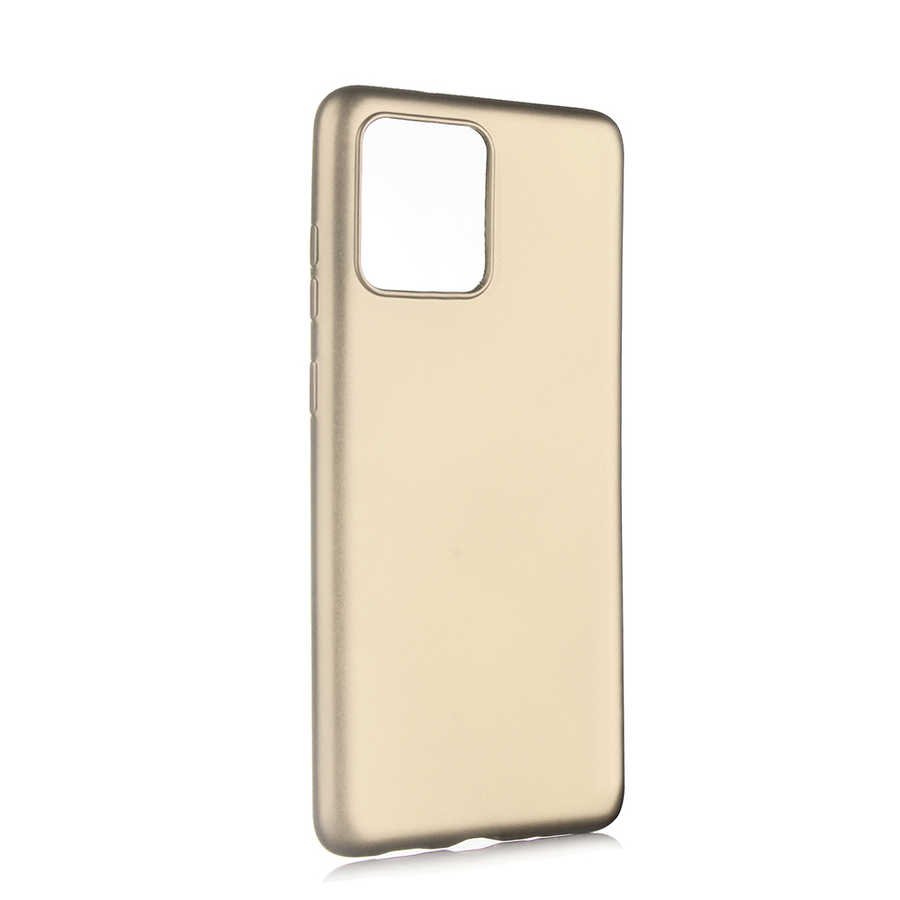 Galaxy S20 Ultra Kılıf Zore Premier Silikon Kapak - Gold