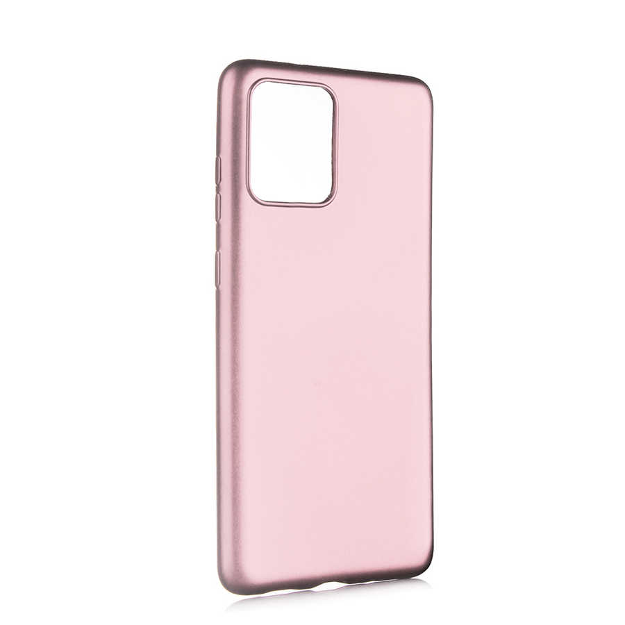 Galaxy S20 Ultra Kılıf Zore Premier Silikon Kapak - Rose Gold