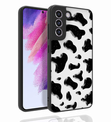 Galaxy S21 FE Case Patterned Camera Protected Glossy Zore Nora Cover - Zore