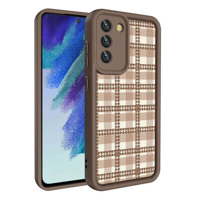 Galaxy S21 FE Kılıf Kamera Korumalı Baskılı Arka Yüzey Zore Klas Kapak - Zore