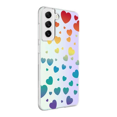 Galaxy S21 FE Kılıf Zore M-Blue Desenli Kapak - 5