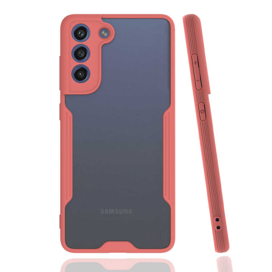 Galaxy S21 FE Kılıf Zore Parfe Kapak - Pembe