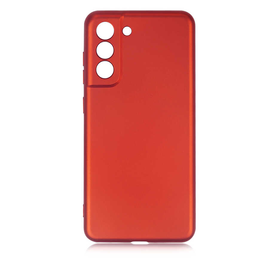 Galaxy S21 FE Kılıf Zore Premier Silikon Kapak - Kırmızı