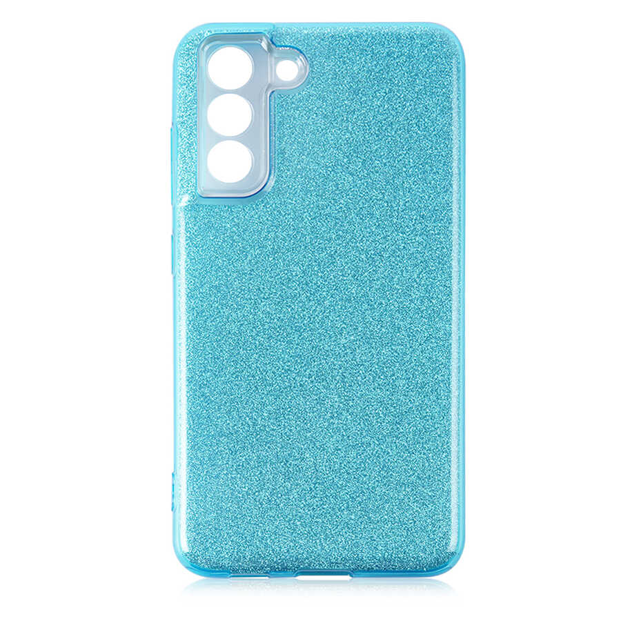 Galaxy S21 FE Kılıf Zore Shining Silikon - Mavi