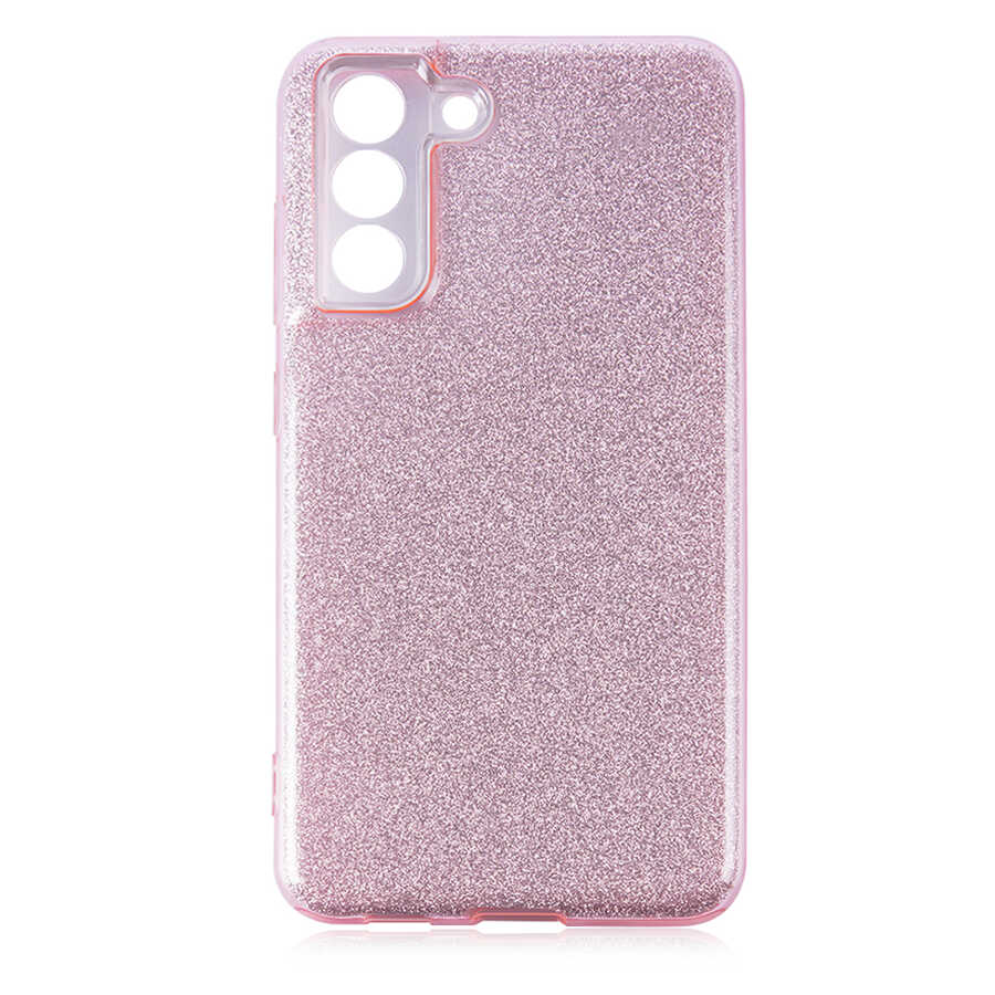 Galaxy S21 FE Kılıf Zore Shining Silikon - Pembe