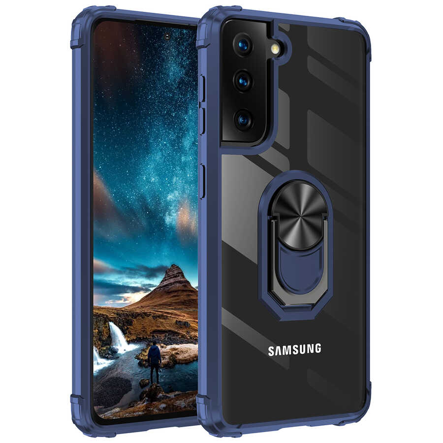 Galaxy S21 Kılıf Zore Mola Kapak - Lacivert