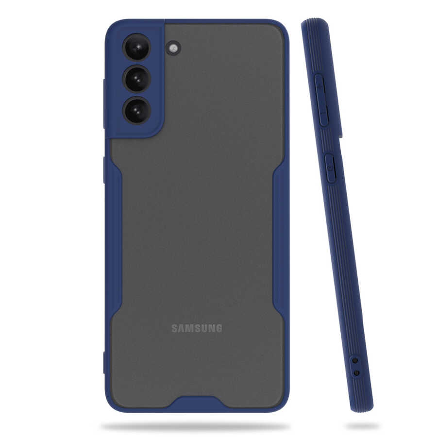 Galaxy S21 Kılıf Zore Parfe Kapak - Lacivert