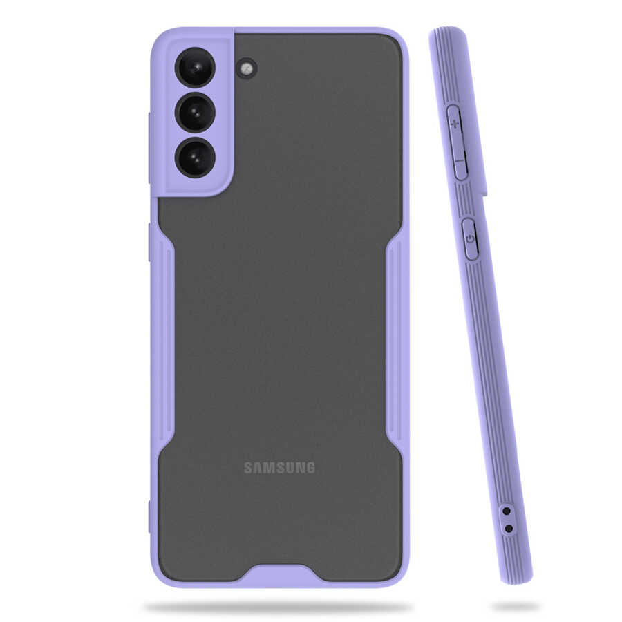 Galaxy S21 Kılıf Zore Parfe Kapak - Mor