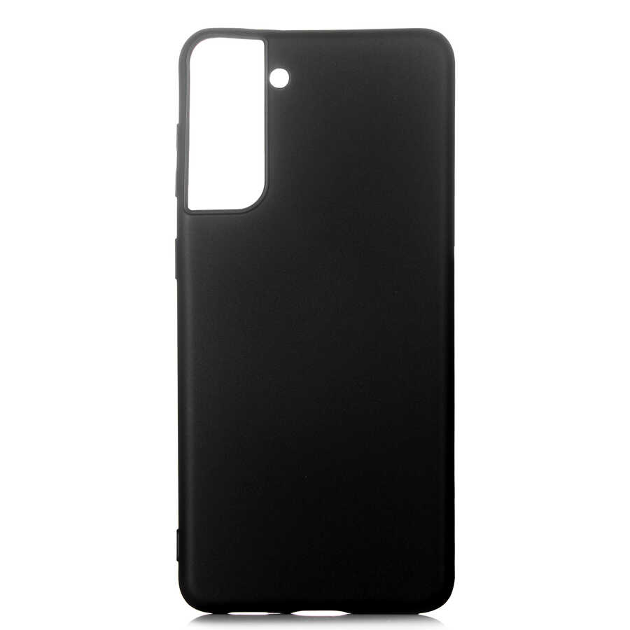 Galaxy S21 Kılıf Zore Premier Silikon Kapak - Siyah