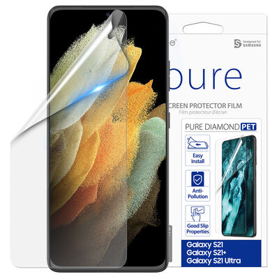 Galaxy S21 Plus Araree Pure Diamond Pet Ekran Koruyucu
