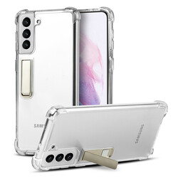Galaxy S21 Plus Case Zore Stand Super Silicon Kapak - Zore