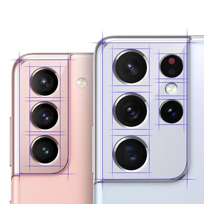 Galaxy S21 Ultra Araree C-Subcore Temperli Kamera Koruyucu - 5