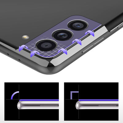 Galaxy S21 Ultra Araree C-Subcore Temperli Kamera Koruyucu - 6