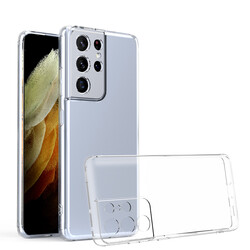 Galaxy S21 Ultra Case Zore Kamera Korumalı Süper Silikon Cover - Zore