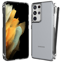 Galaxy S21 Ultra Kılıf Araree Flexield Pen Kapak - Thumbnail