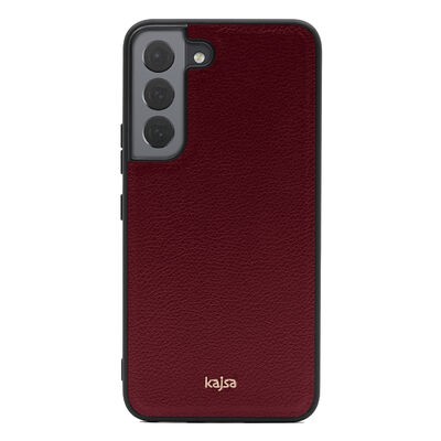 Galaxy S22 Kılıf Kajsa Luxe Collection Hakiki Deri Kapak - 10