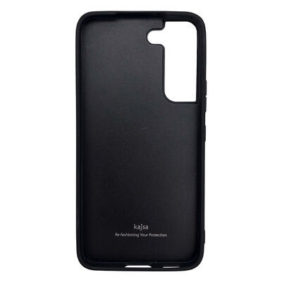 Galaxy S22 Kılıf ​Kajsa Pearl Pattern Hakiki Deri Kapak - 2