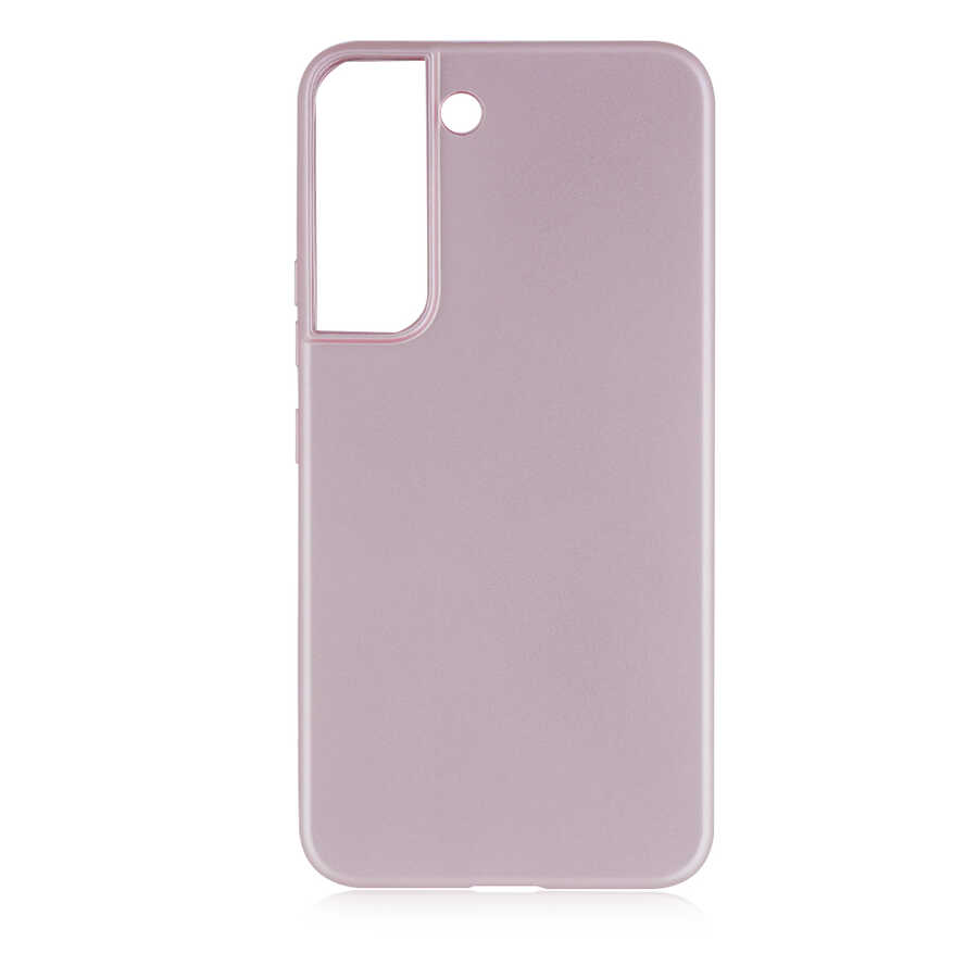 Galaxy S22 Kılıf Zore Premier Silikon Kapak - Rose Gold