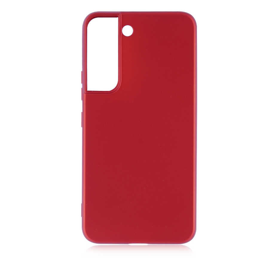 Galaxy S22 Kılıf Zore Premier Silikon Kapak - Kırmızı