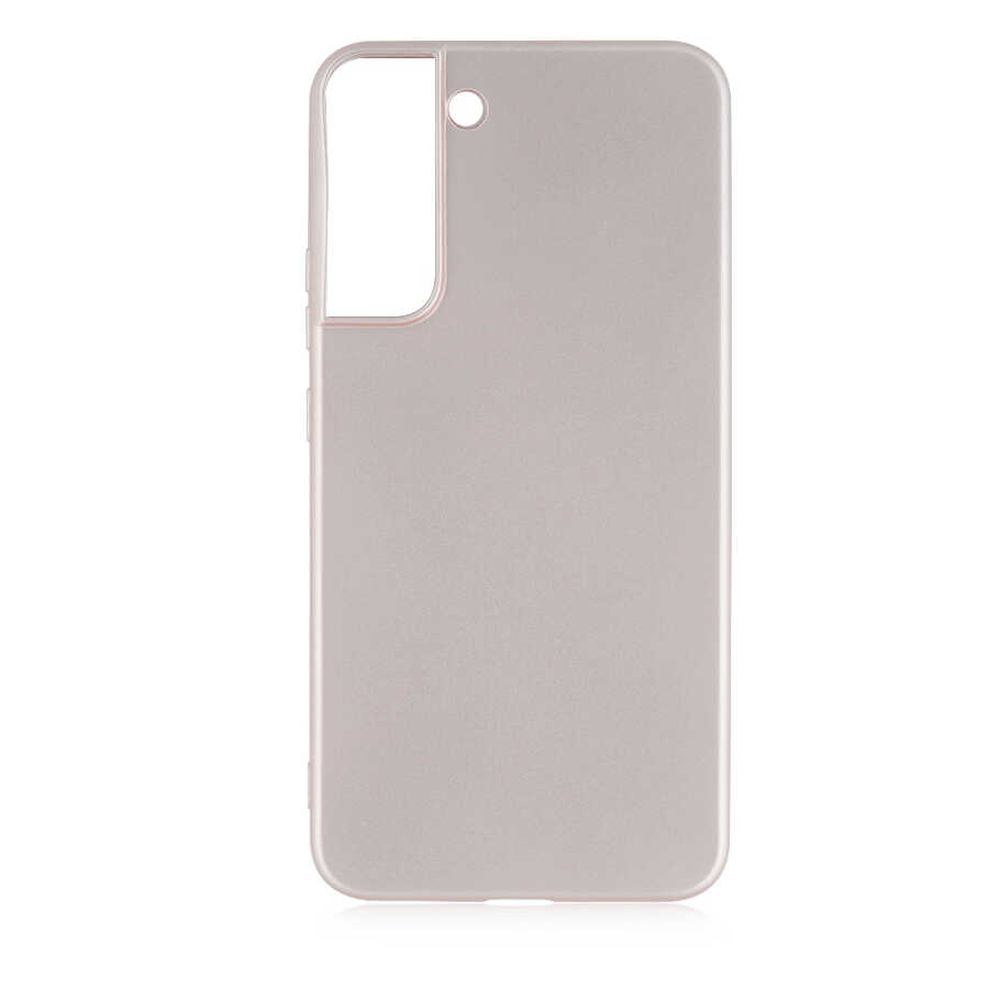 Galaxy S22 Kılıf Zore Premier Silikon Kapak - Gold