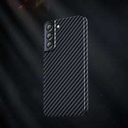 Galaxy S22 Plus Kılıf Benks Kevlar Karbon Fiber Kapak - 8