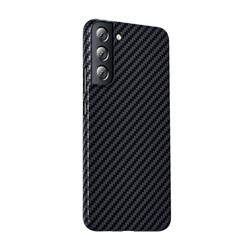 Galaxy S22 Plus Kılıf Benks Kevlar Karbon Fiber Kapak Siyah