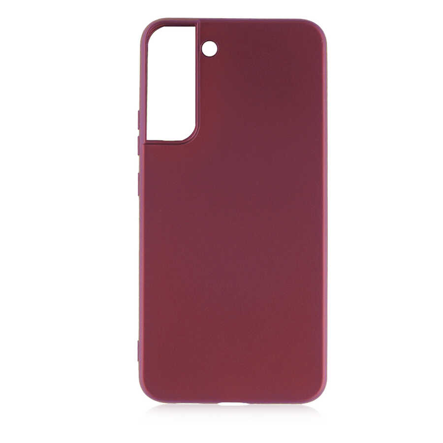 Galaxy S22 Plus Kılıf Zore Premier Silikon Kapak - Mürdüm