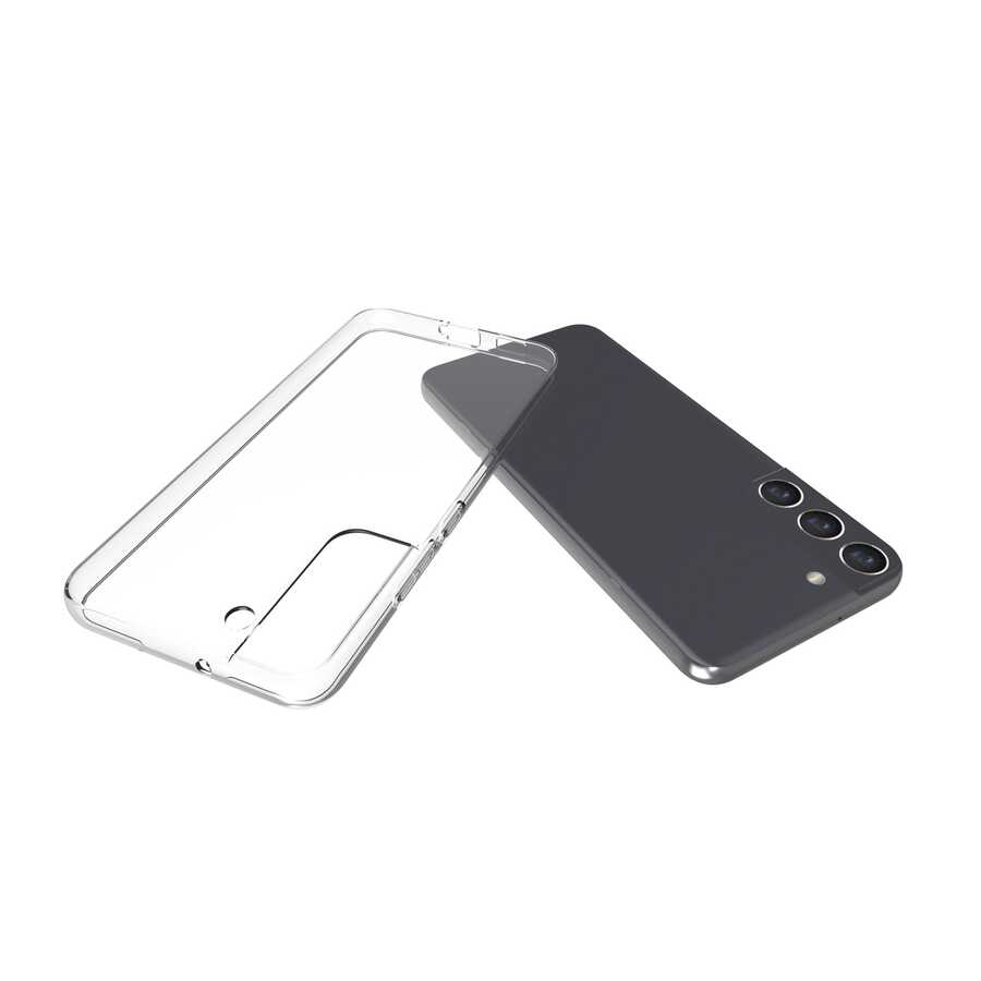 Galaxy S22 Plus Kılıf Zore Süper Silikon Kapak - Renksiz