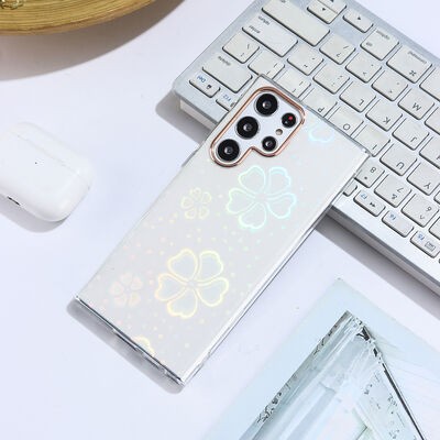 Galaxy S22 Ultra Case Zore Sidney Patterned Hard Cover - 5