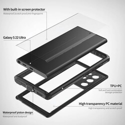 Galaxy S22 Ultra Kılıf 1-1 Su Geçirmez Kılıf - 10