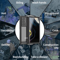 Galaxy S22 Ultra Kılıf 1-1 Su Geçirmez Kılıf - 11