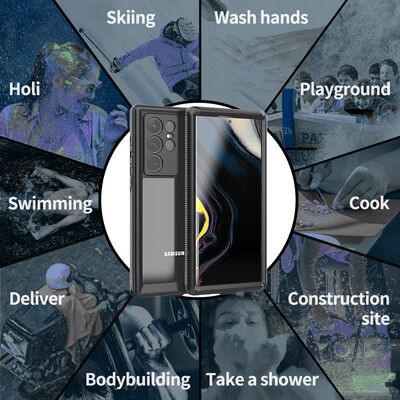 Galaxy S22 Ultra Kılıf 1-1 Su Geçirmez Kılıf - 11