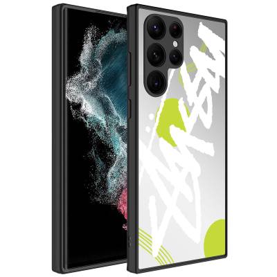Galaxy S22 Ultra Kılıf Aynalı Desenli Kamera Korumalı Parlak Zore Mirror Kapak - Zore