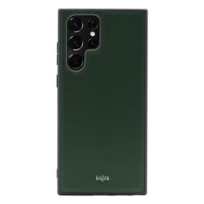 Galaxy S22 Ultra Kılıf Kajsa Luxe Collection Hakiki Deri Kapak - 1