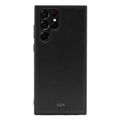 Galaxy S22 Ultra Kılıf Kajsa Luxe Collection Hakiki Deri Kapak - 8