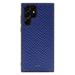 Galaxy S22 Ultra Kılıf ​Kajsa Pearl Pattern Hakiki Deri Kapak - 9