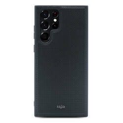 Galaxy S22 Ultra Kılıf Kajsa Preppie Serisi Dark Kapak - Kajsa