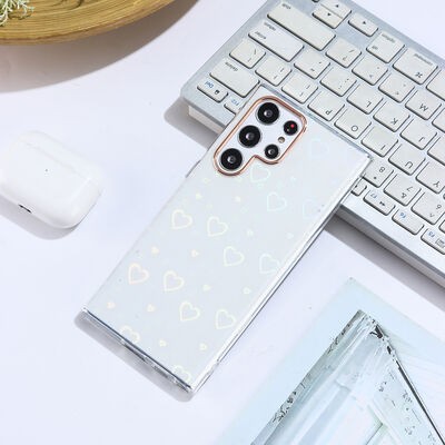 Galaxy S22 Ultra Kılıf Zore Sidney Desenli Sert Kapak - 3
